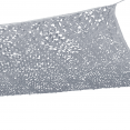 Voile d'ombrage rectangulaire design ombrière camouflage 4x6 M gris clair