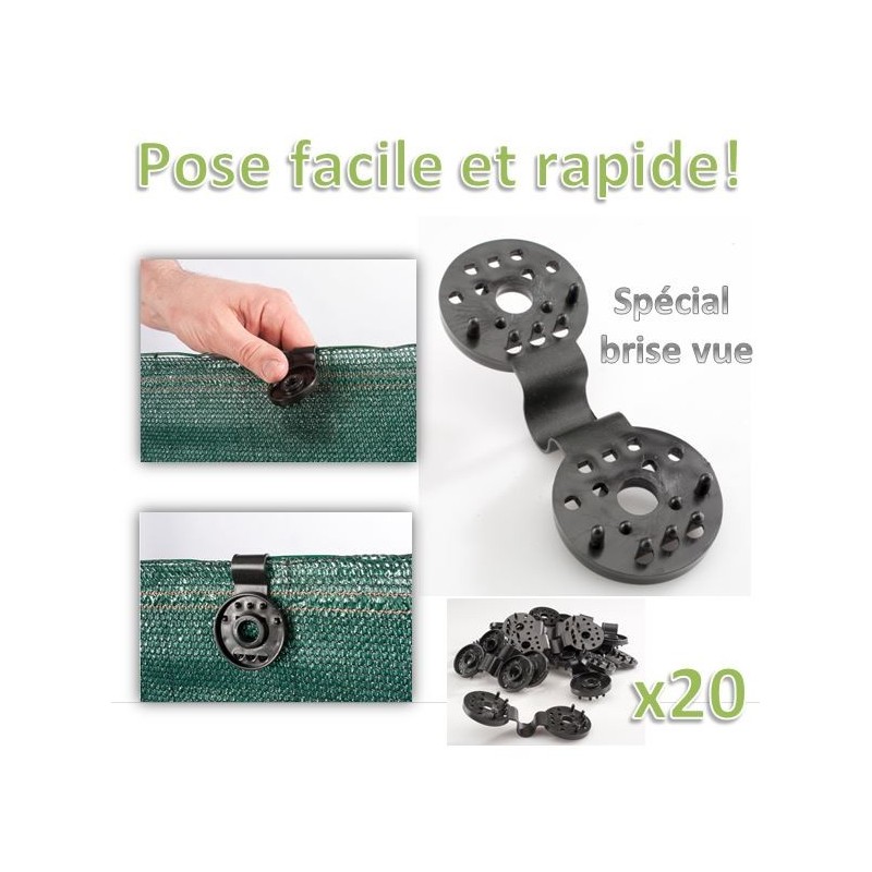 Clip De Fixation Pour Brise Vue Brico Dépôt