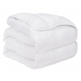 Couette 220x240 CM NORA 4 saisons blanche 200gr + 300gr : 500gr