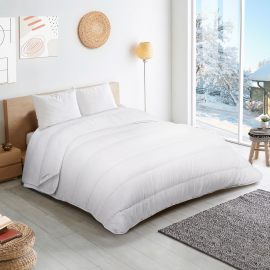 Couette chaude ultra - 220 x 240 cm - 300gr/m² - blanc 