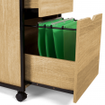 Caisson de bureau DETROIT 2 tiroirs design industriel