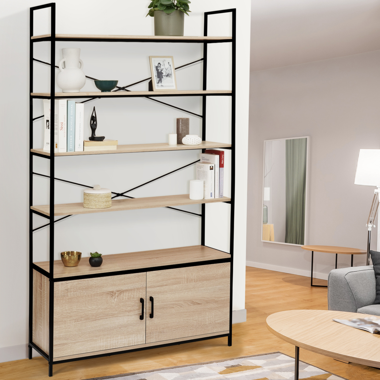 Etagère aluminium 3489x570 1700 5 niveaux- DISTFORM - EAL00301 main image 1