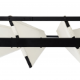 Pergola LUXE lames orientables CEFALU 3x4 M et 4 stores écrue