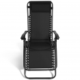Lot de 2 fauteuils de jardin RELAX grand confort noir