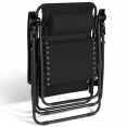 Lot de 2 fauteuils de jardin RELAX grand confort noir