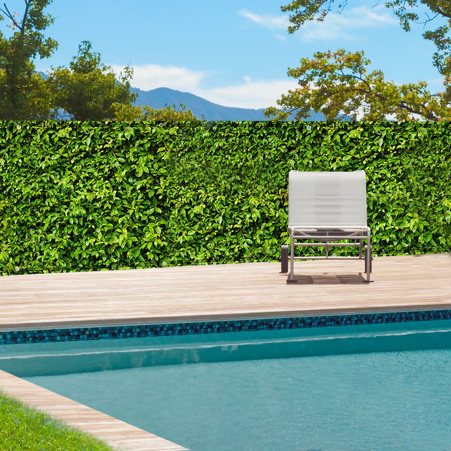 Brise vue imitation feuillage 1,2 x 10 m