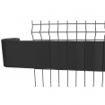 Lamelles PVC souples horizontales rouleau de 35 M gris anthracite