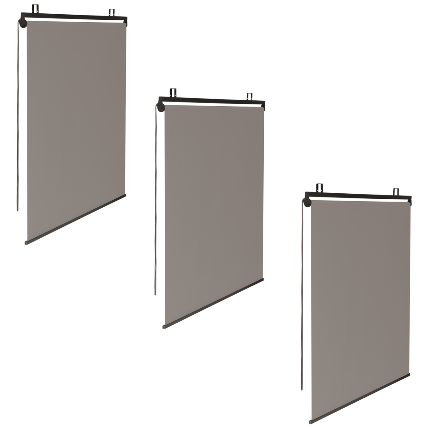 Bestlivings Tende Oscuranti In Poliestere Con Occhielli - Colore Tortora, Effetto Lucido, Protezione Anti-sguardo, 140x245 Cm - 4