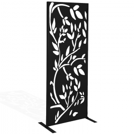 Panneau décoratif universel 150 x 50 CM LIS noir mat Panneau décoratif universel 150 x 50 CM LIS noir mat