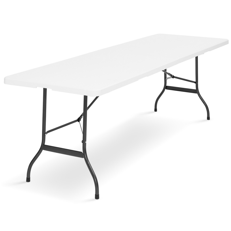 Table pliante d'appoint pas cher 1m80 avec 2 bancs