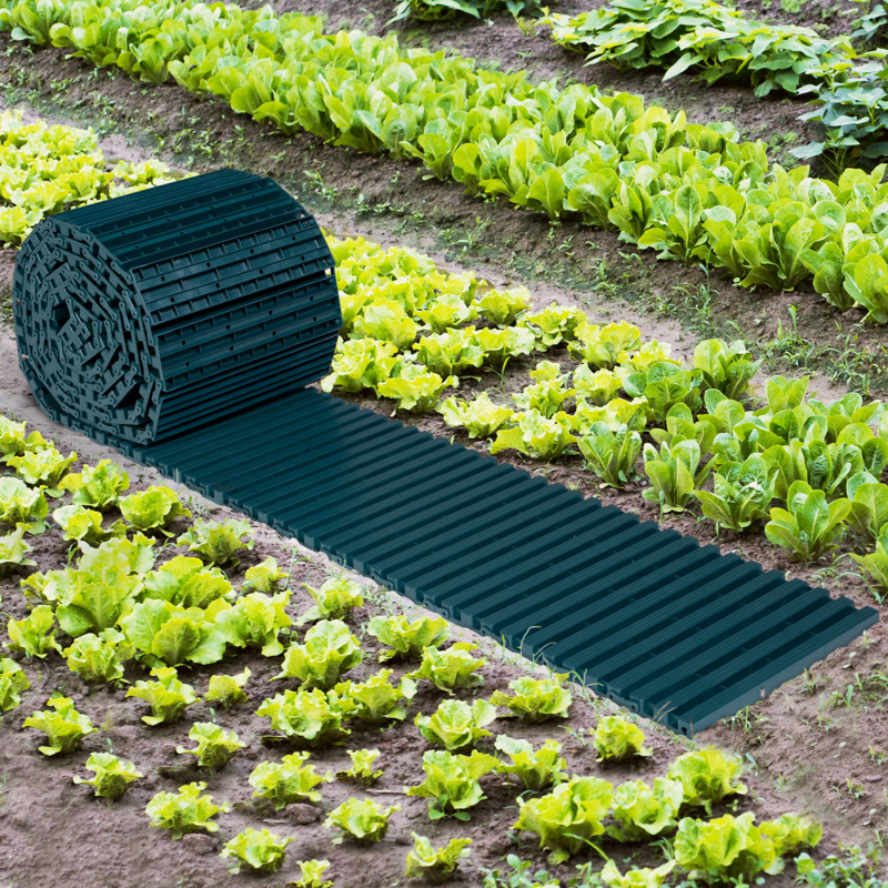 Chemin de potager pas cher 5 m en plastique vert