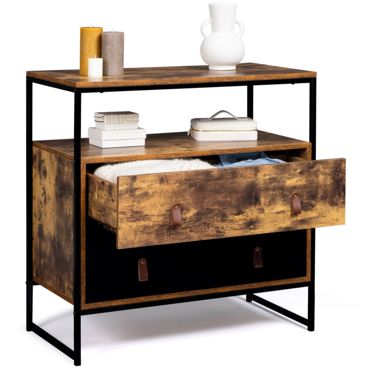 Commode 2 tiroirs CHICAGO design industriel Commode 2 tiroirs CHICAGO design industriel