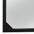 Miroir verrière 5 bandes design industriel 140x90 cm