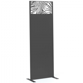 Panneau décoratif universel 150 x 50 CM PALM gris semi ajouré en haut