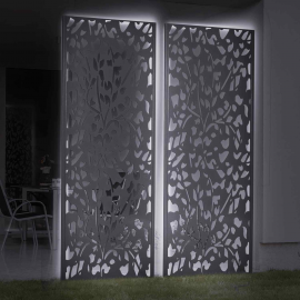 Panneau décoratif universel 150 x 50 CM FLOWER gris avec LED Panneau décoratif universel 150 x 50 CM FLOWER gris avec LED