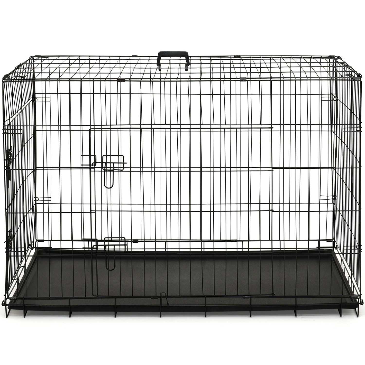 Cage gris chien cage mobile pratique pliable poids lourd - Ciel & terre