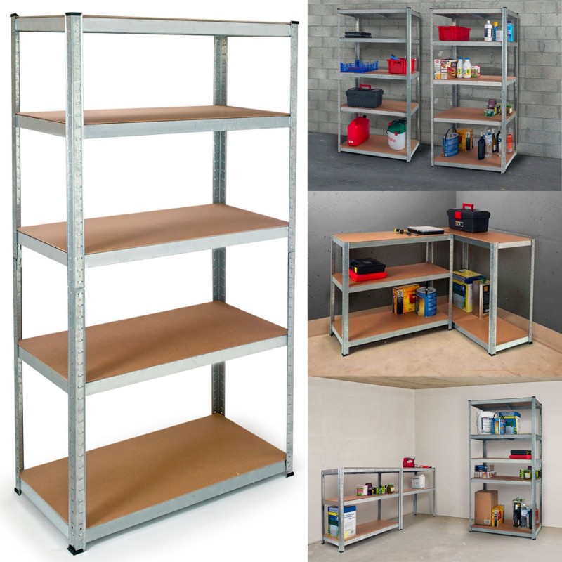 etagere bois metal garage