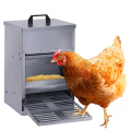 Mangeoire à Pédale Pour Poules 5 Kg - Anti-nuisibles - Acier Galvanisé - Distributeur Automatique