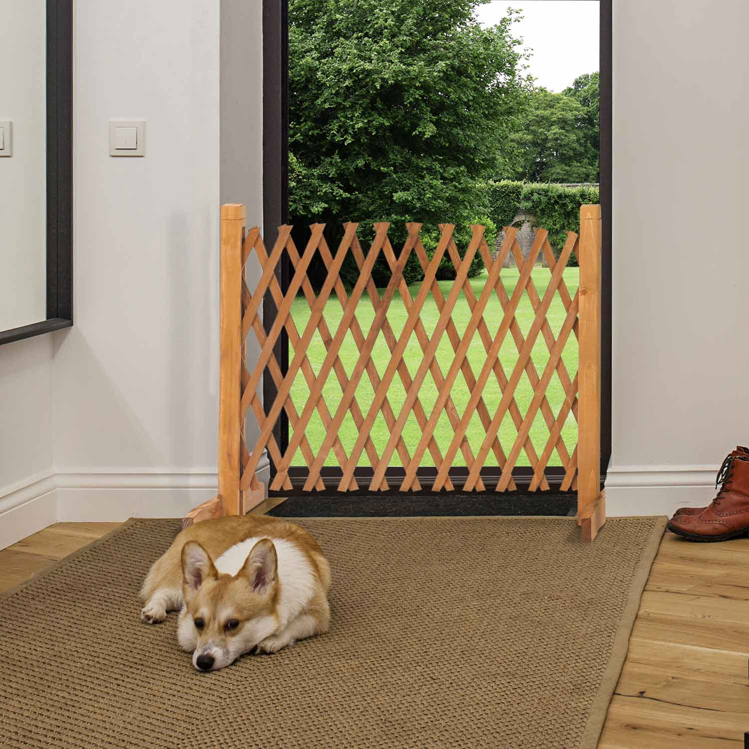 Barrière pour chien - Maison  extensible, avec ou sans perçage