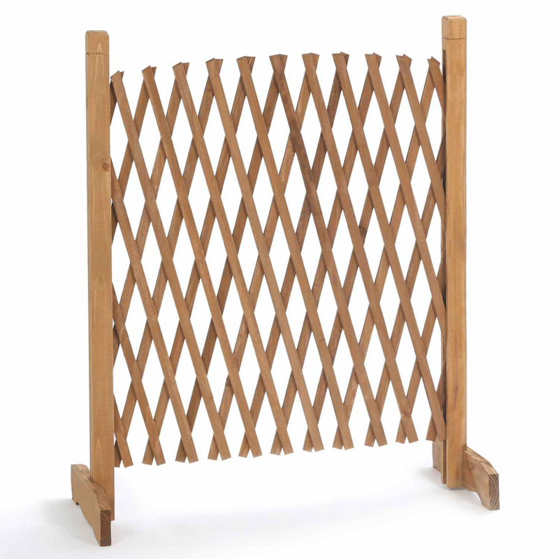 Barrière de Sécurité Extensible en Bois Porte Empêcher Animaux d