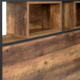 Tête de lit HAWKINS bois vieilli 145 CM design industriel