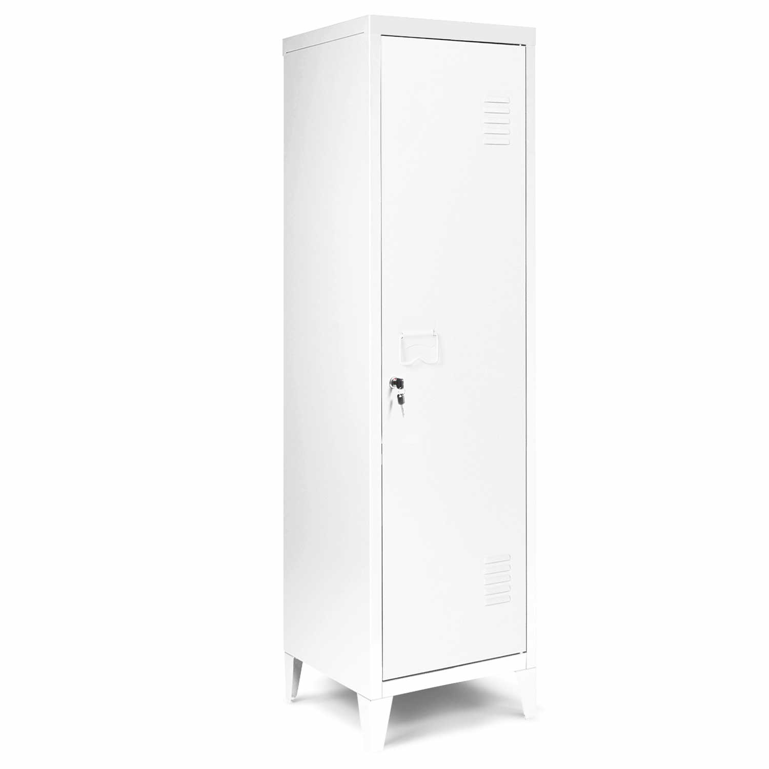 Armoire vestiaire métallique blanche ESTER ID Market