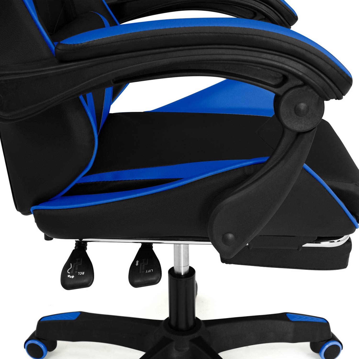 Game Chair Thomas Junior - Chaise de bureau Gaming Style - Réglable en  hauteur - Bleu noir