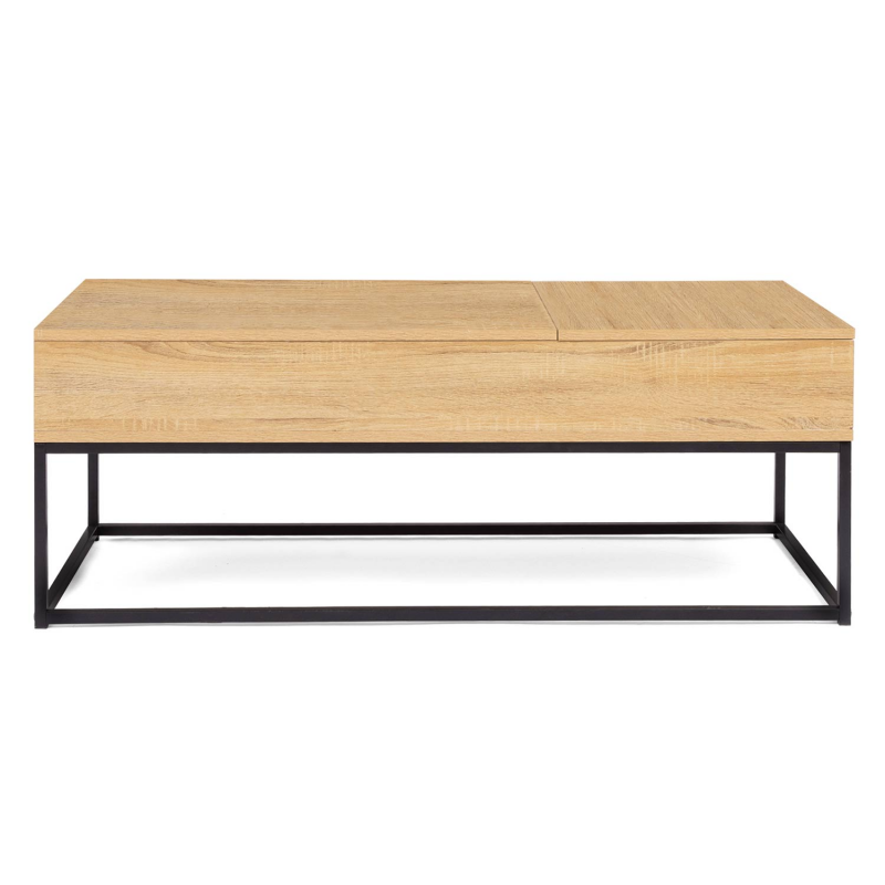 Table basse 2 plateaux relevables industrielle DETROIT ID Market