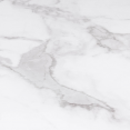Ilot central ALASKA 110 cm effet marbre et bois noir avec rangements