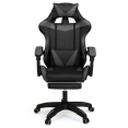 Fauteuil de gaming ALEX réglable noir et gris