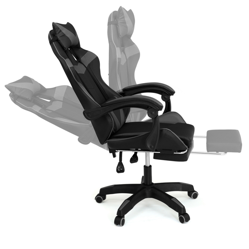 GAMER Fauteuil de bureau siège gaming dossier inclinable avec