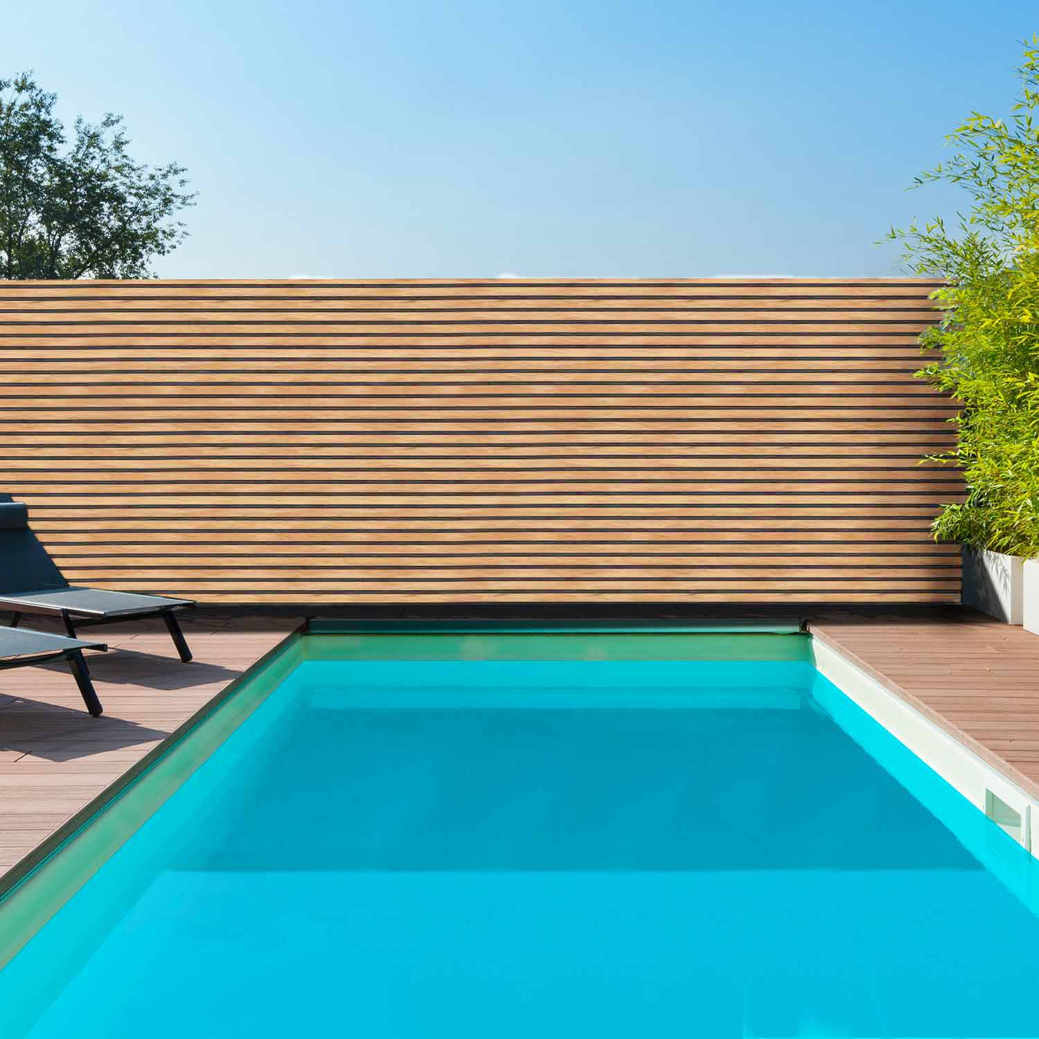 Brise vue occultant effet claustra 1,8 x 10 M 160 gr/m²