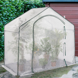 Mini Serre Pop-up De Protection Hivernage - PVC Transparent 56x56x56 Cm - Pour Plantes, Légumes, Semis - Aucun Montage