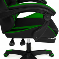 Fauteuil de gaming ALEX noir et vert