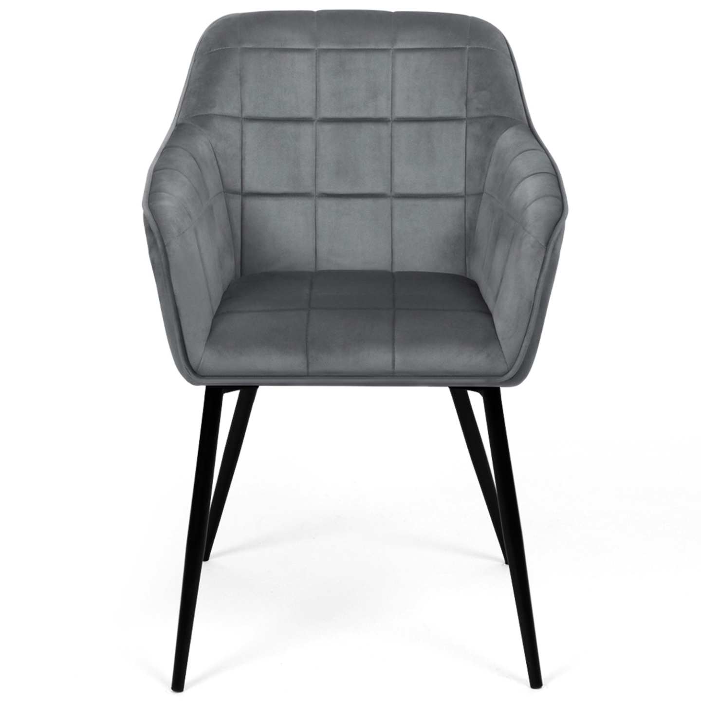 Chaise De Salle à Manger Zack V2 Tissu Blanc Gris | Leroy Merlin - 7