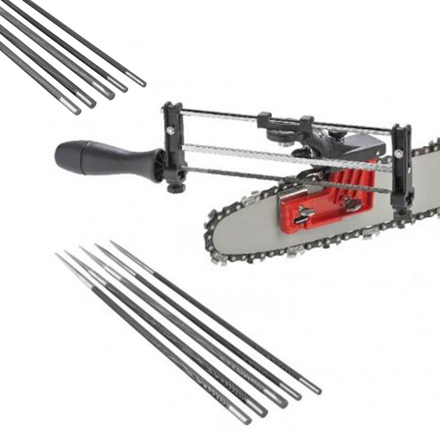 Affûteuse manuelle pour chaine de tronçonneuse Coupe et stockage d...