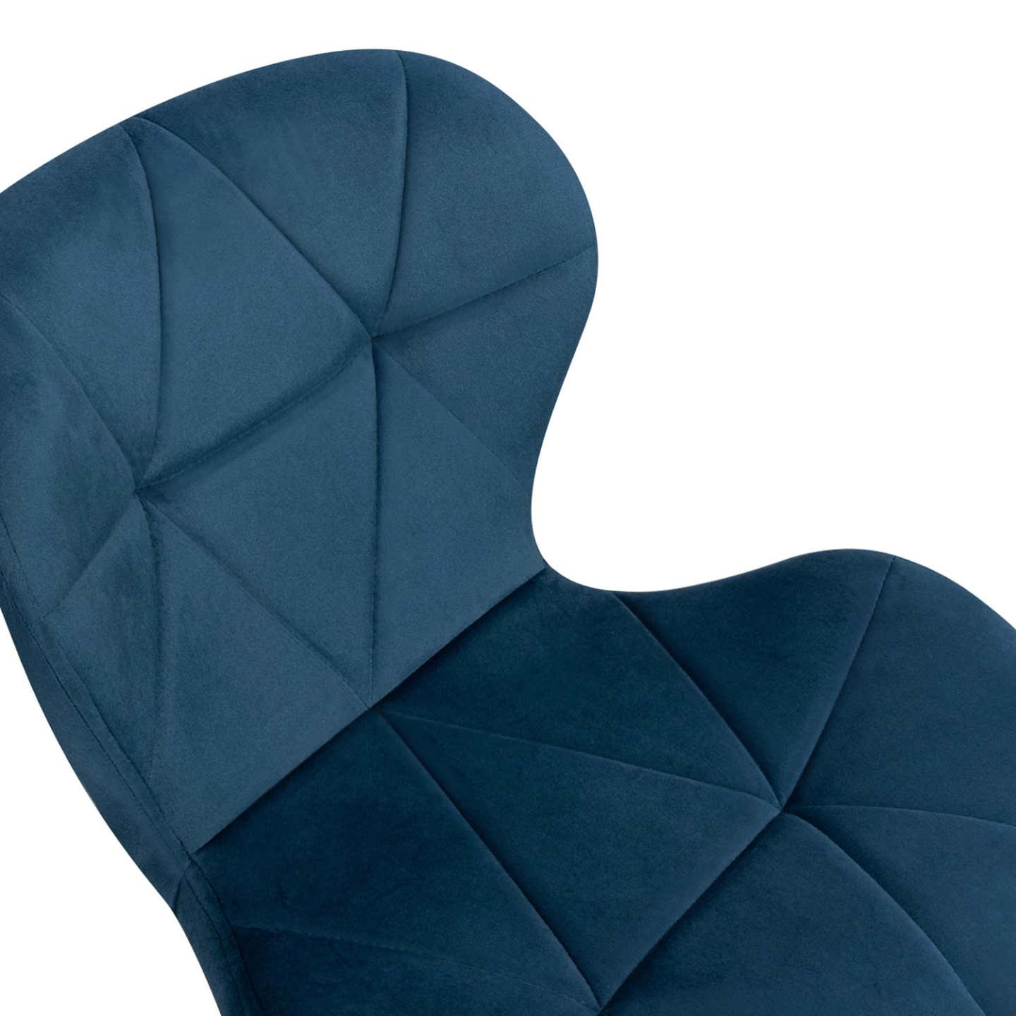 Sillón de terciopelo color arena con patas negras