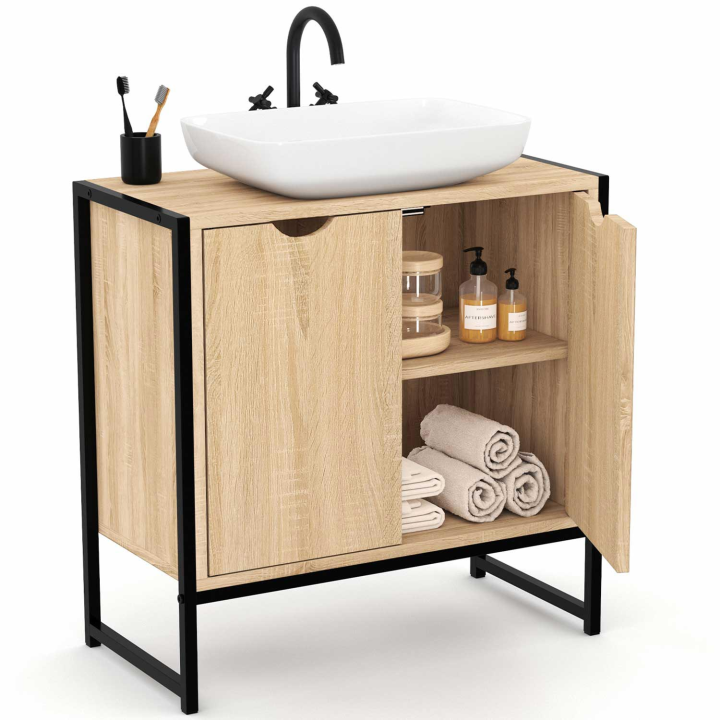 Meuble sous-lavabo salle de bain DETROIT design industriel Meuble sous-lavabo salle de bain DETROIT design industriel