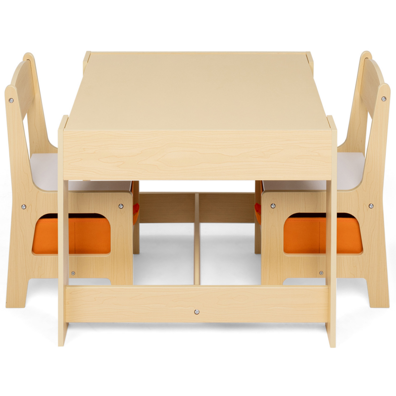 Table moderne enfant + 2 chaises
