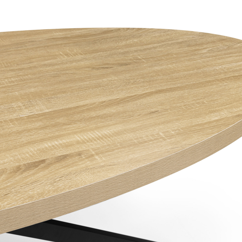 Idmarket Table à Manger Ovale ALIX 10 P - Rue Du Commerce