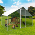 IDMarket Bâche Blanche Étanche 3,4 X 2 M 150 G/m² – Protection Universelle Anti-UV Pour Enclos Poulailler 6 à 24 M²
