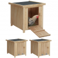 Pondoir pour poules 3 emplacement en bois avec fond