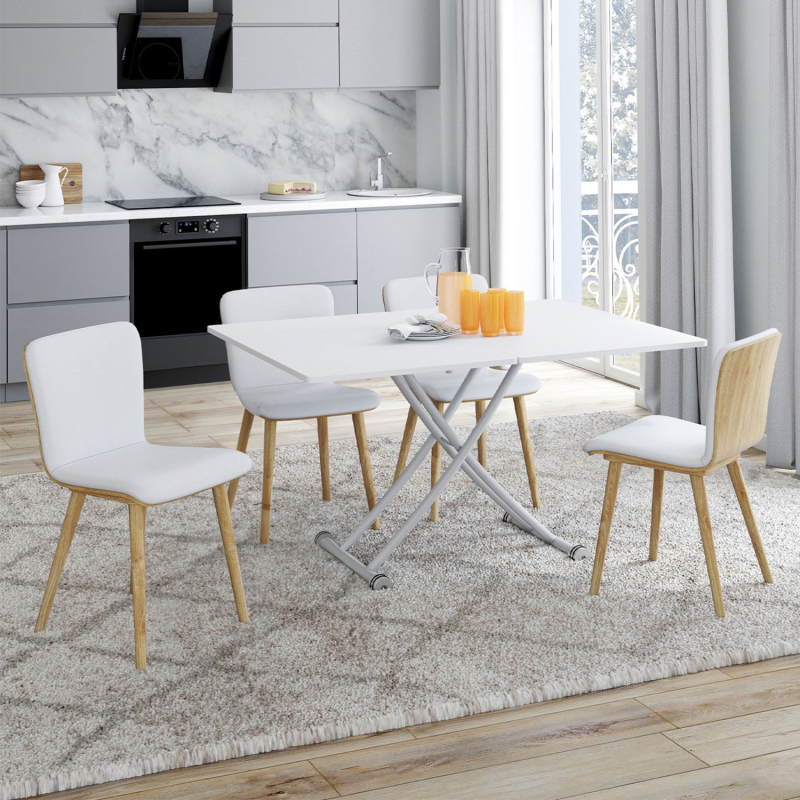 Table Basse Transformable En Table A Manger