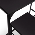 Ensemble table haute de bar DELSON 100 cm et 4 tabourets design industriel