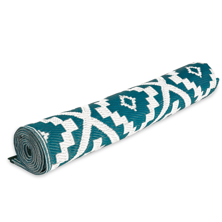 Tapis extérieur BAHAMAS bleu canard 270 x 470 CM Tapis extérieur BAHAMAS bleu canard 270 x 470 CM
