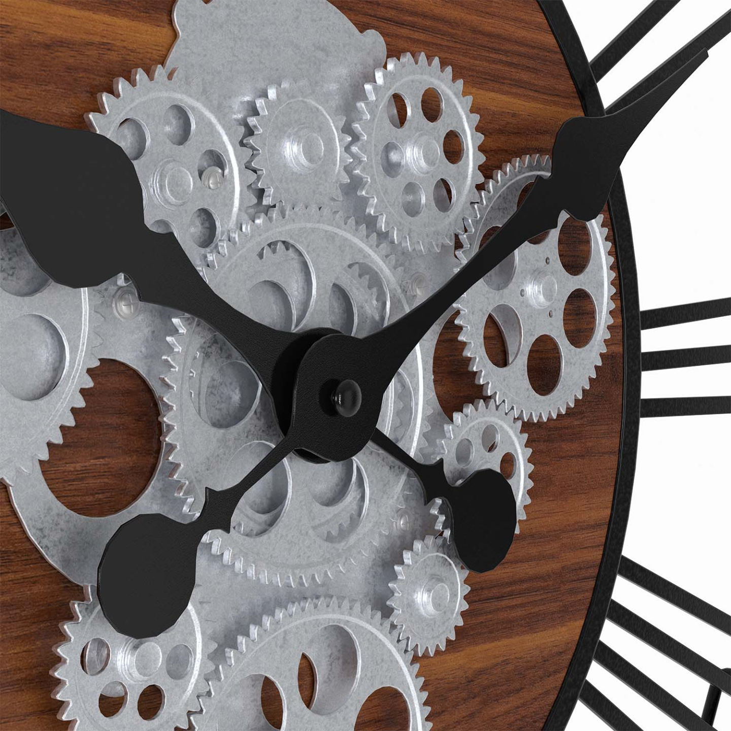 Horloge Murale Design 4 Fuseaux Horaires Avec Aimants - 8 Grandes Villes Du Monde - Style Moderne Argent/noir - Bureau Ou Salon