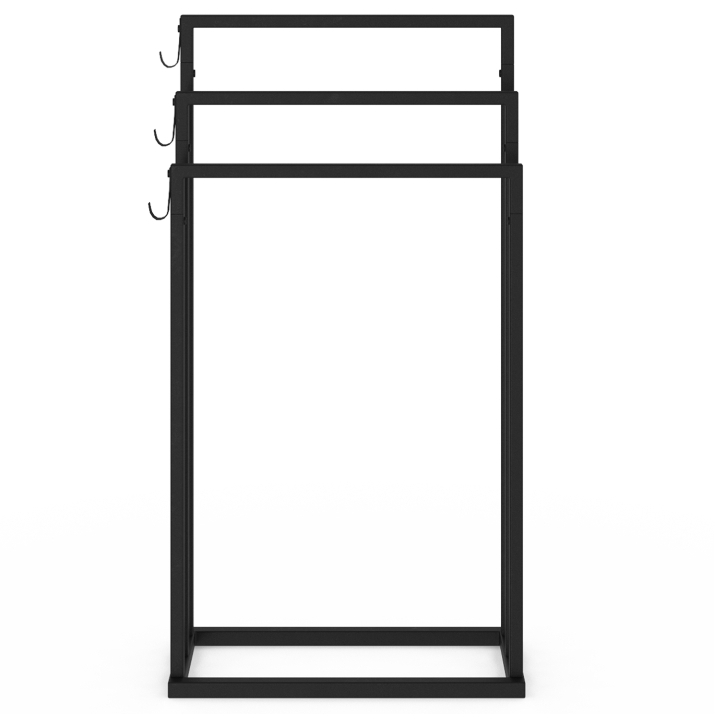 Independiente de metal 3 capas de toallas Toalla de mano titular Organizador para accorios de baño, negro - China Rack de cuarto de baño, ducha Independiente de metal 3 capas de toallas Toalla de mano titular Organizador para accorios de baño, negro - China Rack de cuarto de baño, ducha