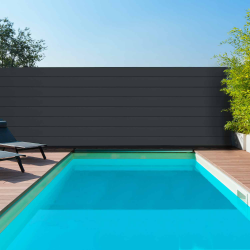 15426 - Zanzariera oscurante con effetto steccato 1,8 x 10 M 160 gr/m² (1,8 x 10 M 160 gr/m²) Brise vue occultant 1,8 x 10 M imprimé clôture 160 gr /m²