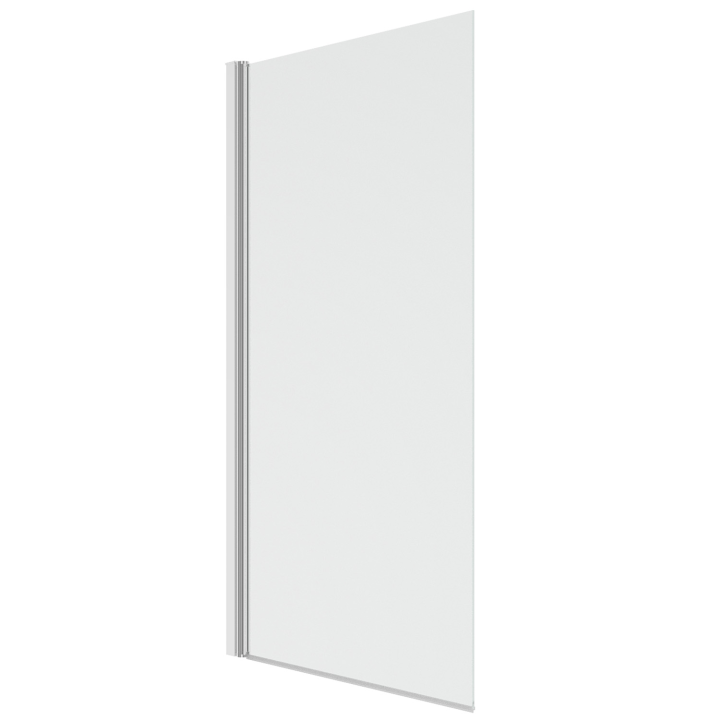 Pare baignoire 1 volet 80x140 cm avec profilé en aluminium argenté Pare baignoire 1 volet 80x140 cm avec profilé en aluminium argenté