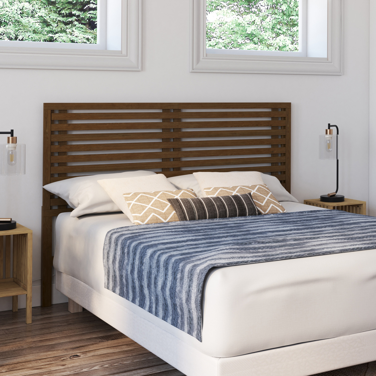 Tête De Lit En Chêne Noir 160x80 Cm | Design Moderne, Bois Dérivé | Pour Chambre à Coucher, Petits Espaces | Facile à Monter - 5